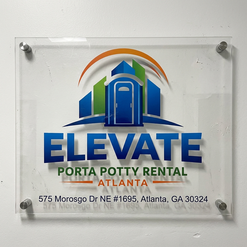 Elevate Porta Potty Rental Atlanta branding