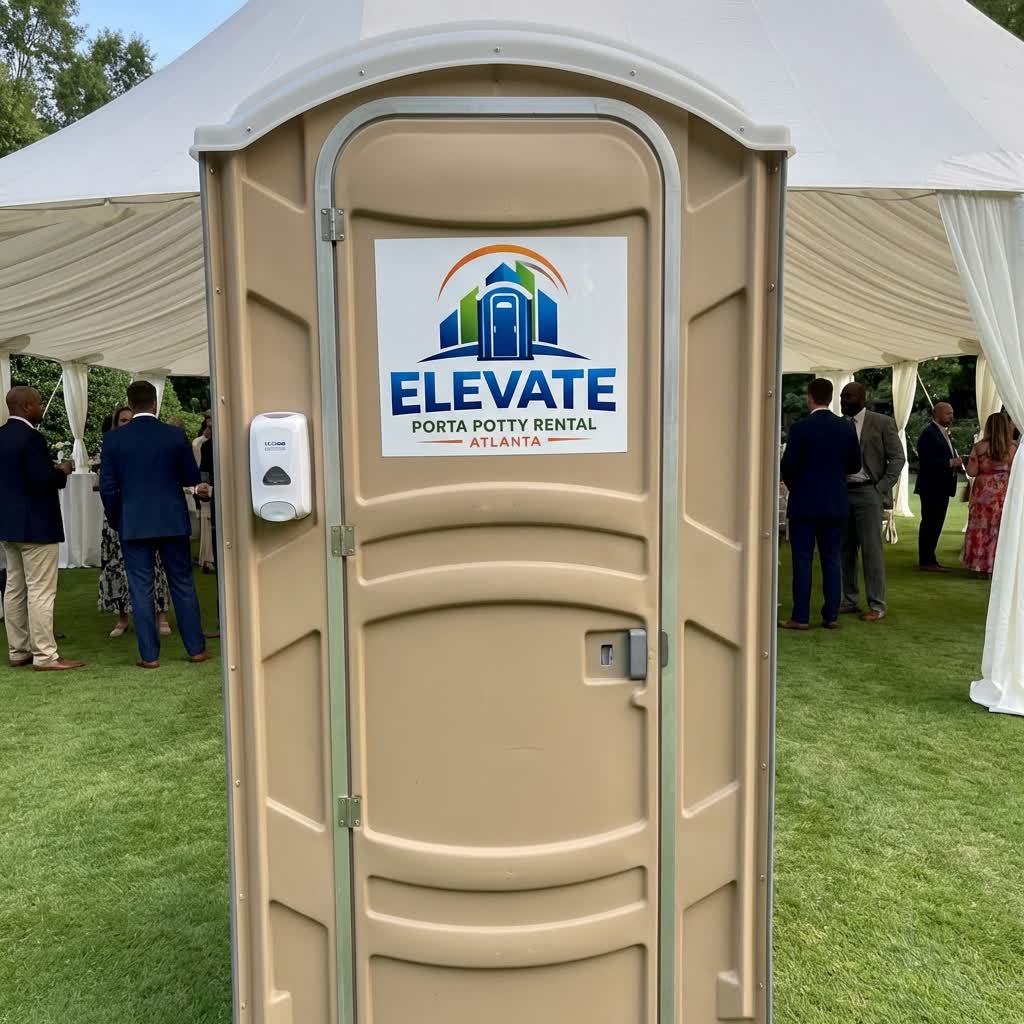 Deluxe flushable porta potty rental Atlanta