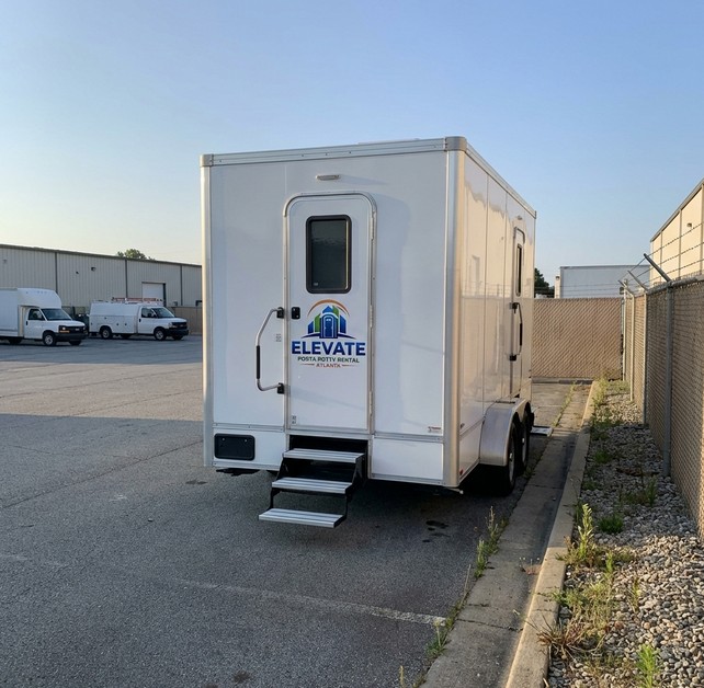 Portable restroom trailer